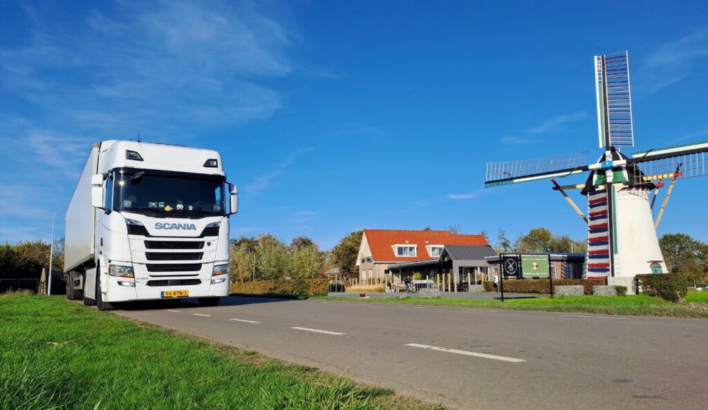 Transport aanbod SCANIA-nederland- windmolen